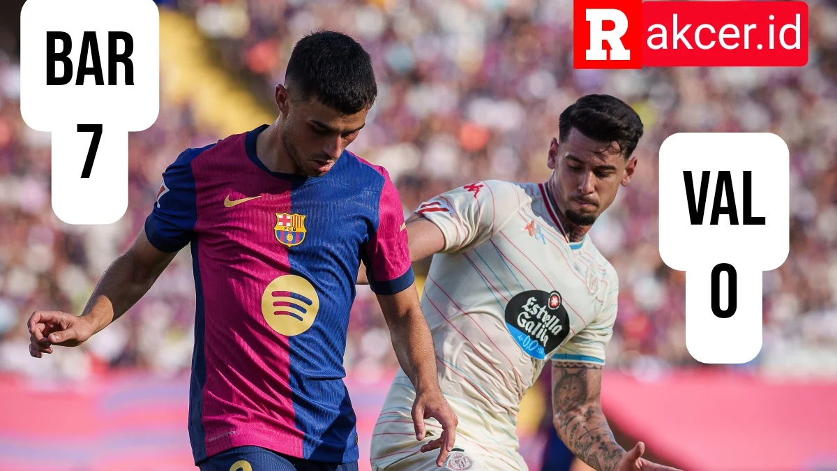 Hasil Barcelona vs Real Valladolid 2024 di La Liga Spanyol 2024/2025