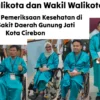 Ketiga Pasangan Calon Walikota dan Wakil Walikota Cirebon Cek Kesehatan di RSD Gunung Jati Kota Cirebon