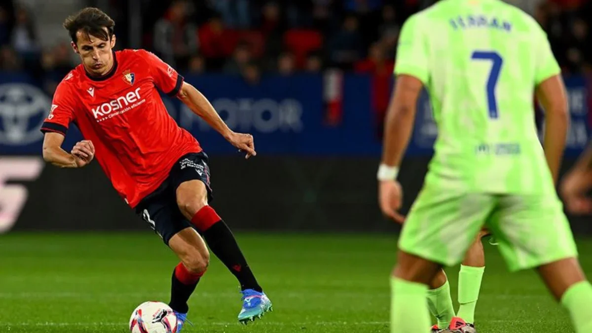 Ante Budimir Menjadi MOTM di Laga Osasuna Vs Barcelona