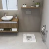 Inspirasi Desain Kamar Mandi Minimalis dengan Kloset Jongkok Tanpa Bak Mandi yang Modern