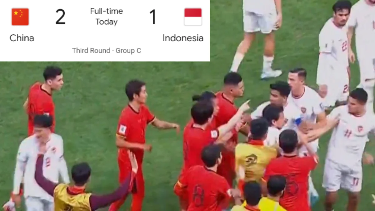 Hasil China vs Indonesia: Meski Kalah dari China, Skuad Garuda Tetap Pantatin Mereka