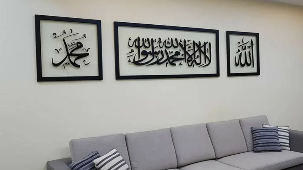 Inspirasi Dekorasi Dinding dengan Kaligrafi Arab untuk Interior Modern yang Memukau dan Elegan