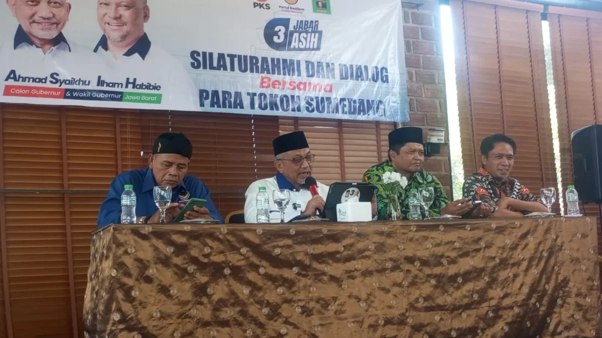 Calon Gubernur Jawa Barat Ahmad Syaikhu Bahas Masalah Pertanian Bersama Tokoh Masyarakat Sumedang