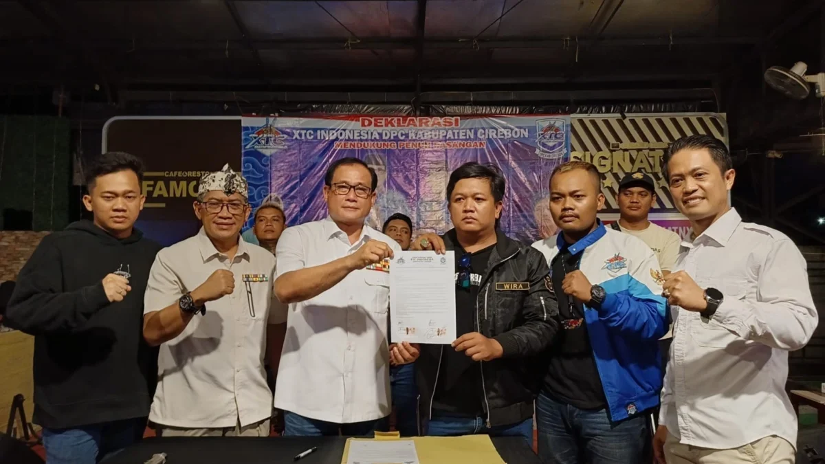 Pasangan RAHIM Dapat Dukungan dari DPC Ormas XTC Kabupaten Cirebon