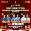 Debat Perdana Pilwalkot Cirebon 2024 Diwarnai Antusiasme Ratusan Pendukung