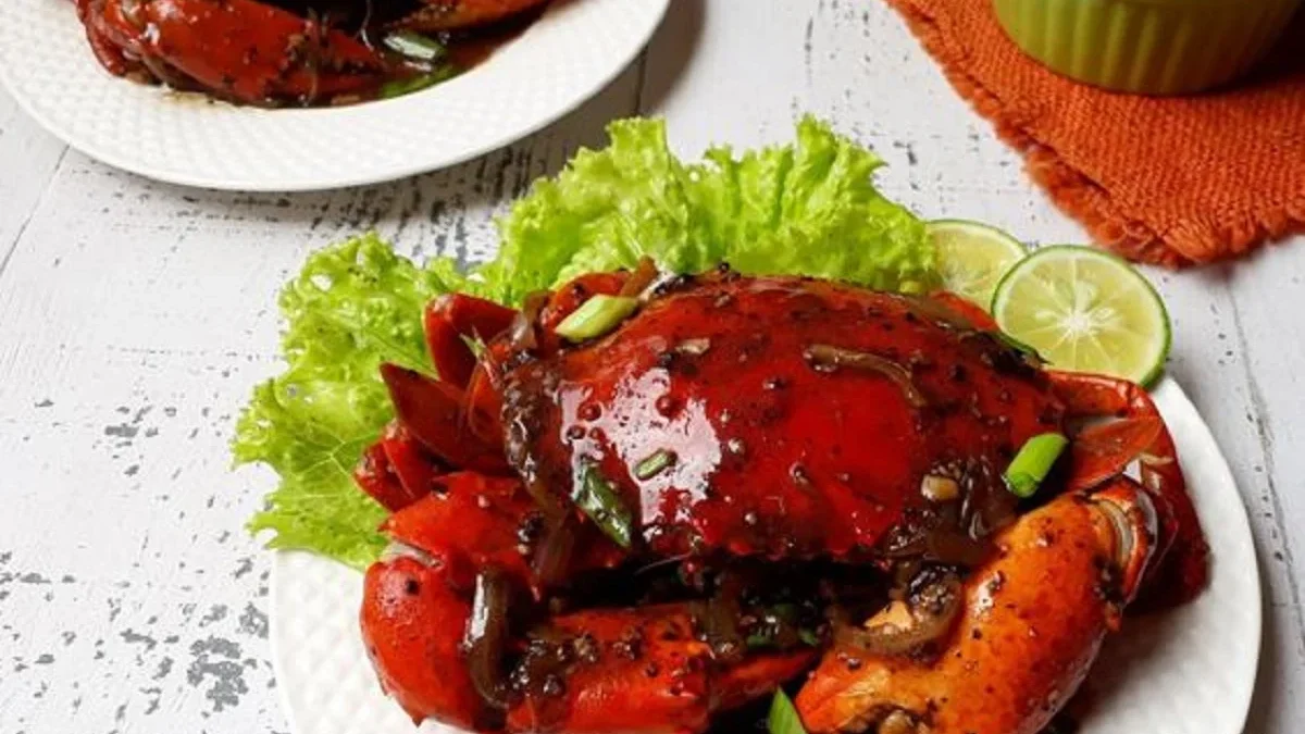 Bisa Dijadikan Menu Makan Malam, Resep Kepiting Bakar Lada Hitam 