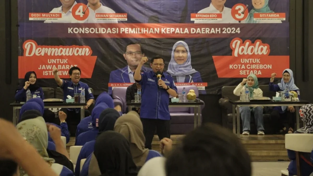 Partai Demokrat Kota Cirebon Full Power Untuk Menangkan Pasangan IDOLA di Pilwalkot 2024