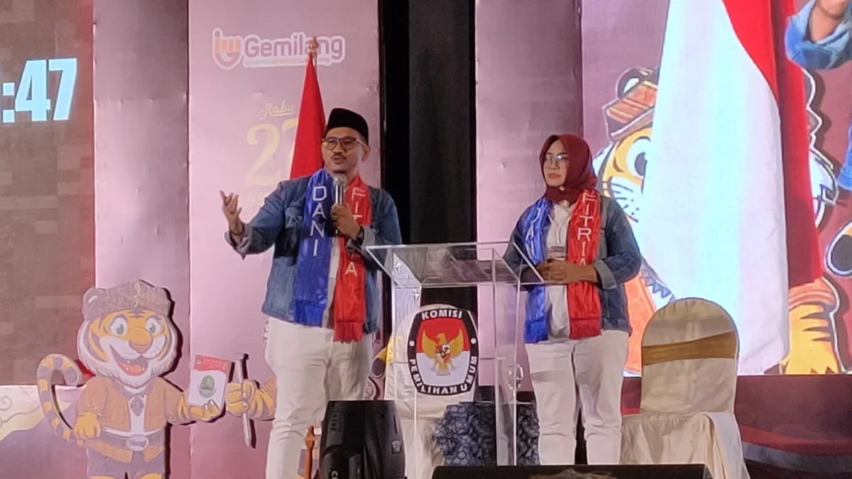 Dani-Fitria Siap Tingkatkan Performa di Debat Kedua Pilwalkot