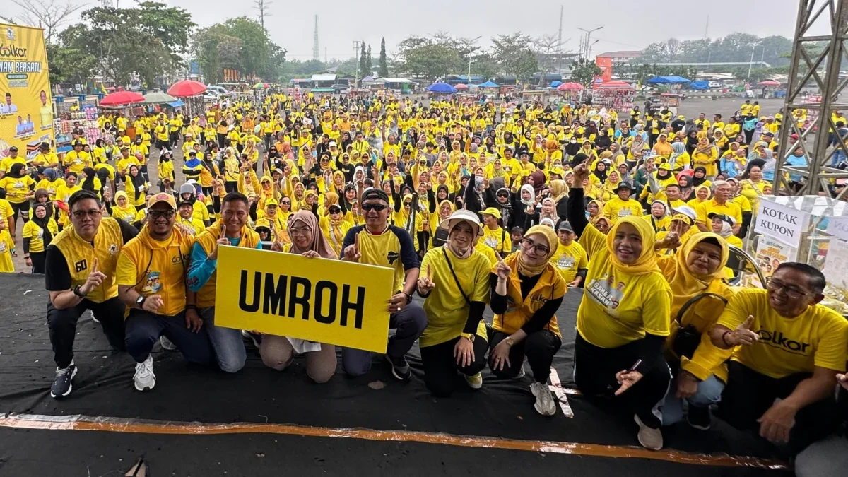 Senam Massal Golkar Cetak Rekor MURI