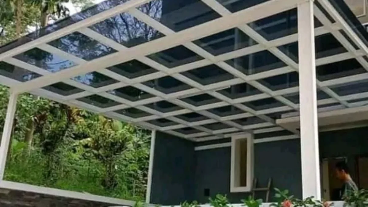 Inspirasi Desain Kanopi Kaca Tempered Minimalis untuk Mempercantik Tampilan Rumah dengan Sentuhan Elegan