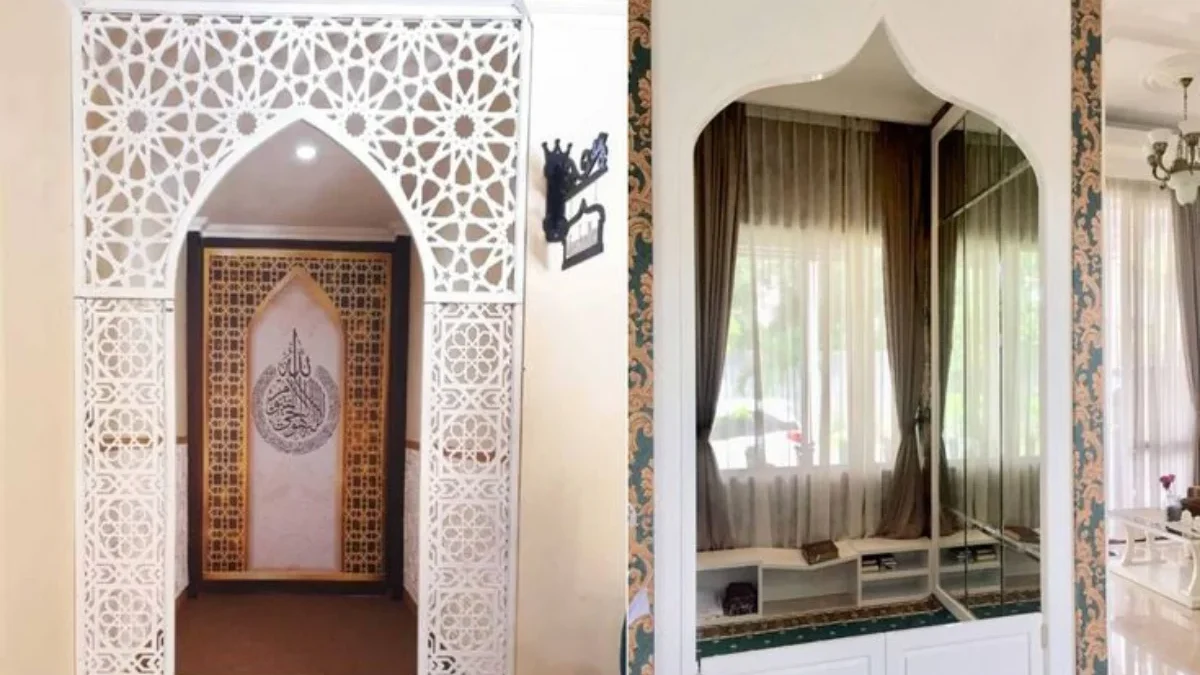 Inspirasi Pintu Mushola Dalam Rumah yang Keren, Unik dan Aesthetic untuk Suasana Beribadah yang Lebih Nyaman