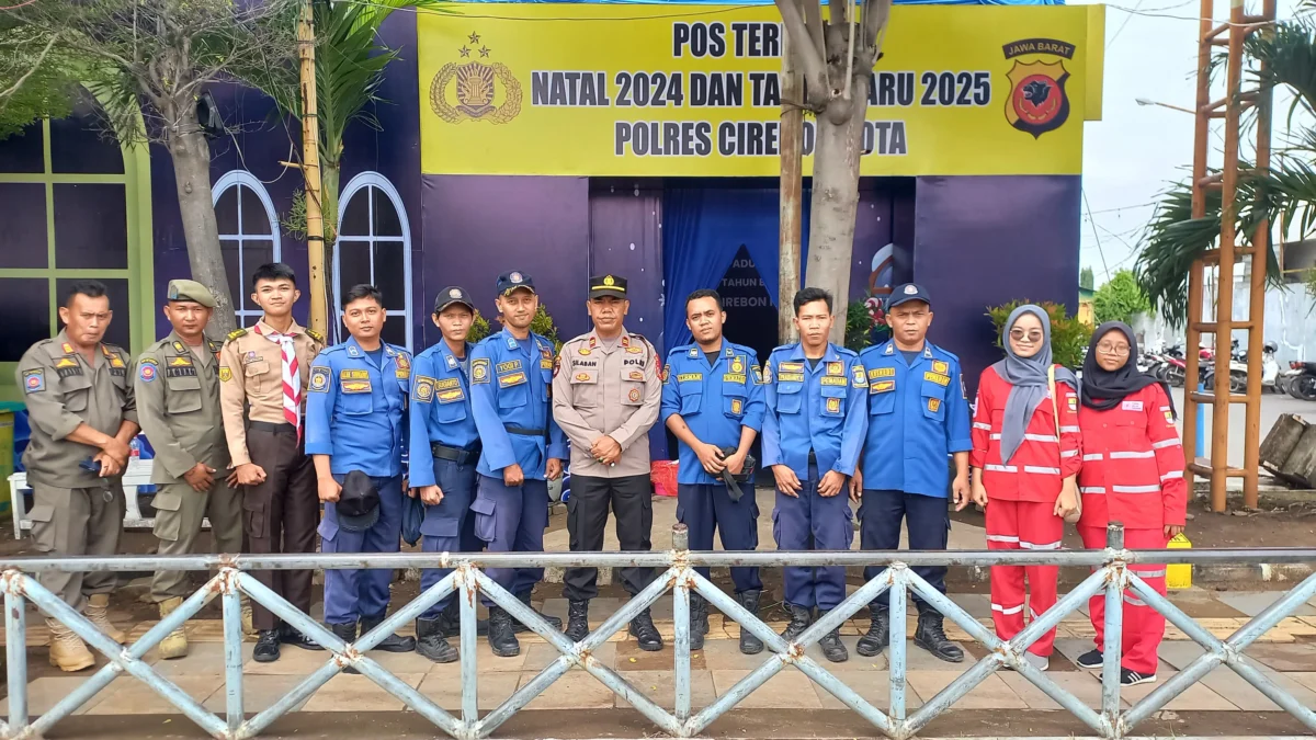 Satpol PP Kota Cirebon Siap Pengamanan Nataru 2025 di 5 Pos Penjagaan