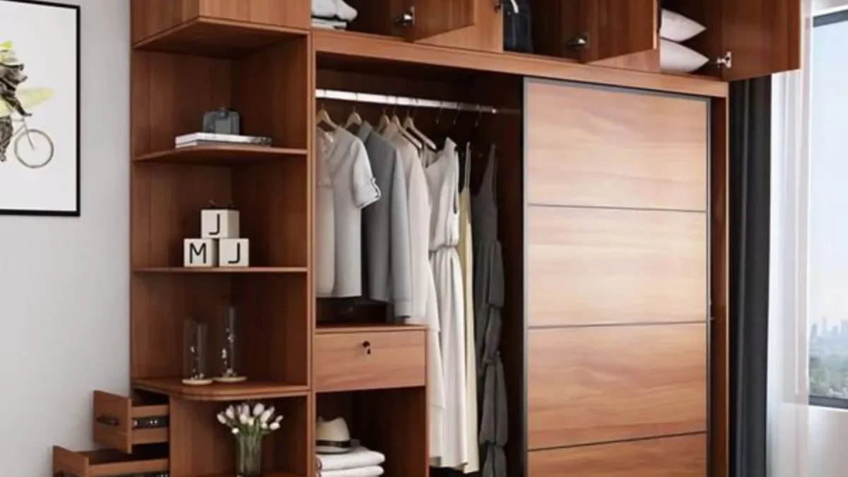 Inspirasi Model Lemari Kayu Modern untuk Pakaian yang Bagus dan Stylish di Rumah