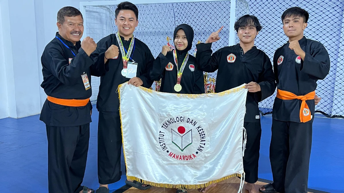 Mahasiswa Institut Mahardika Cirebon Raih Medali Kejuaraan Pencak Silat Majalengka Macan Karuhun Padjajaran