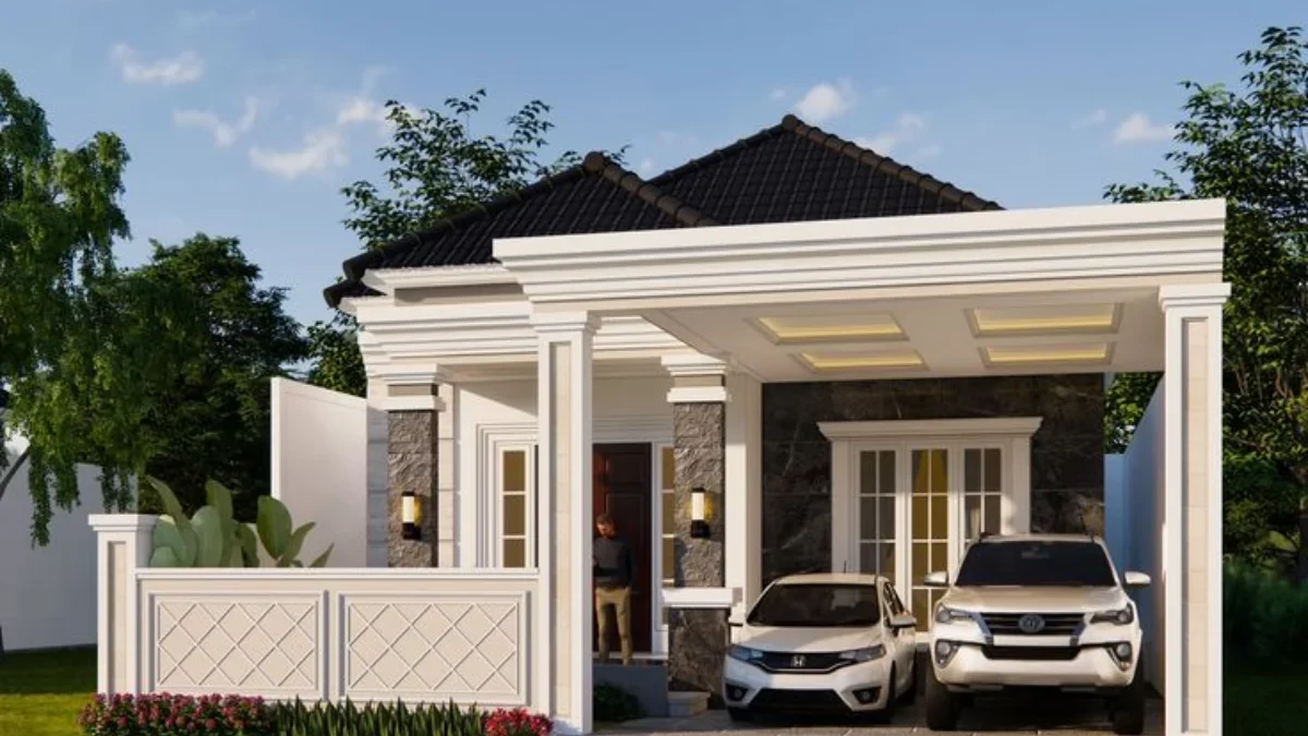 Inspirasi Model Rumah Klasik Eropa 1 Lantai yang Mewah dan Elegan untuk Hunian Idaman 