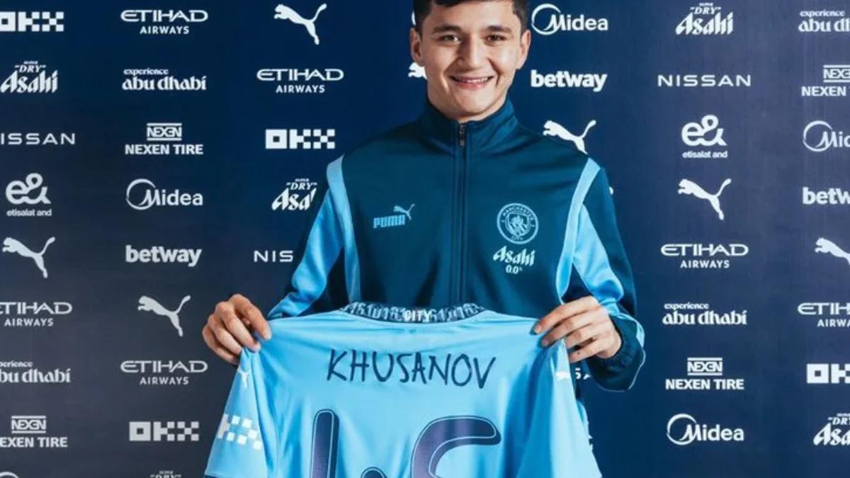 Resmi, Man City rekrut bek muda Uzbeskistan Abdukodir Khusanov