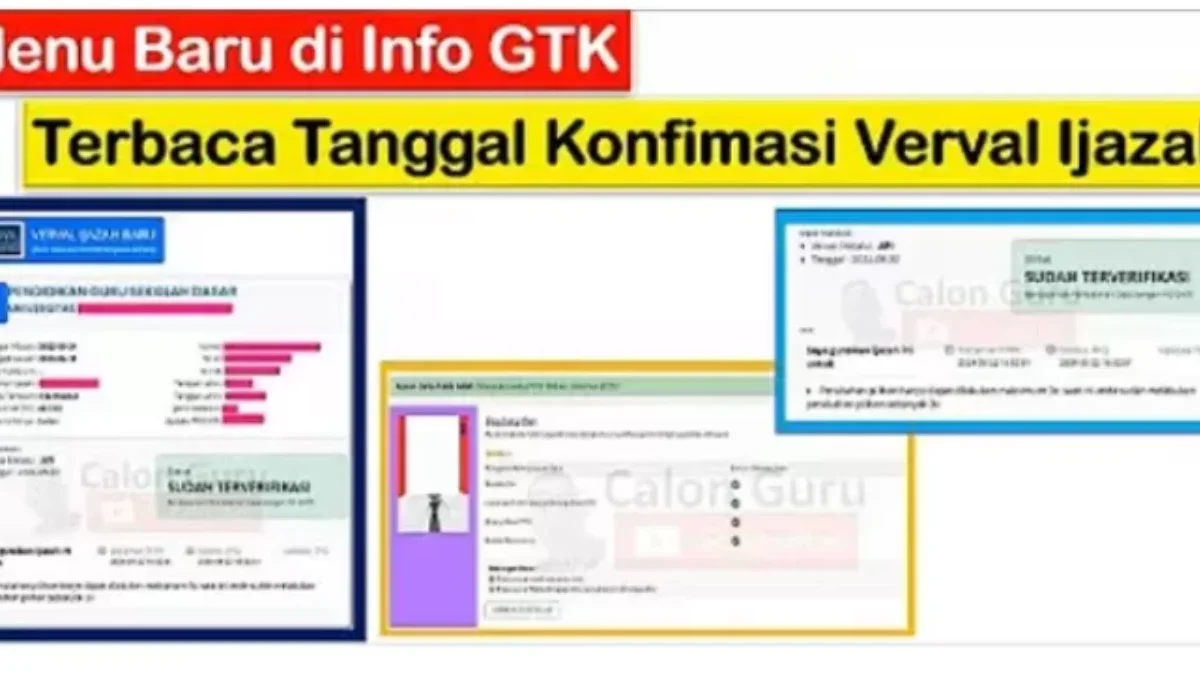 Menu Baru di Info GTK 2025