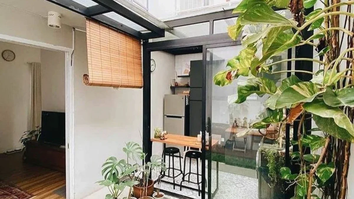 Inspirasi Desain Dapur Semi Outdoor Minimalis yang Asri, Masak Menjadi Lebih Bersemangat! 