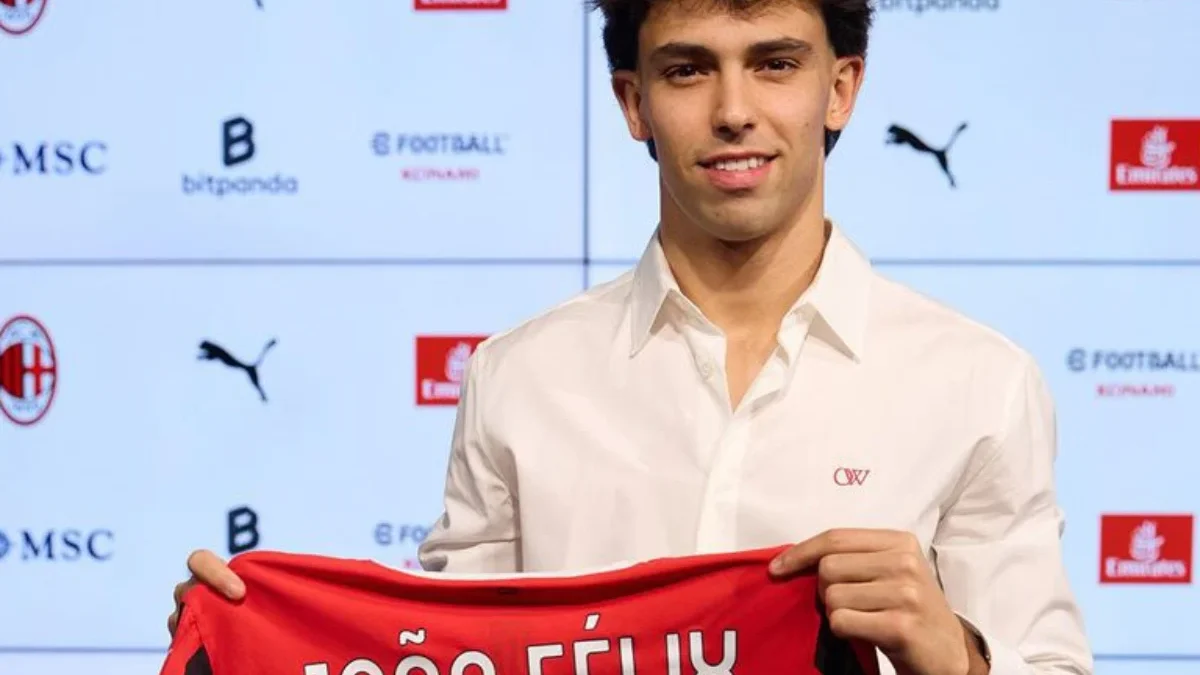 Joao Felix Resmi gabung Ac Milan,  dan disambut antusias oleh Milanisti