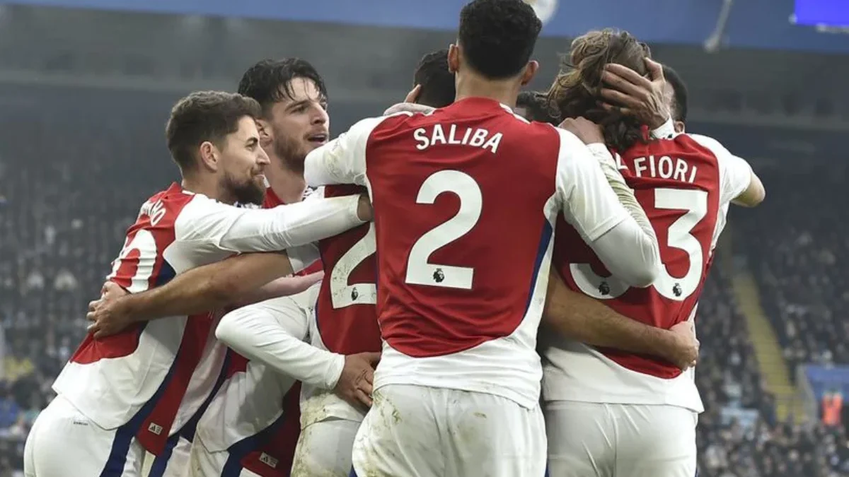 Hasil Premier League Leicester City vs Arsenal, Arsenal berhasil menang dengan skor 2-0