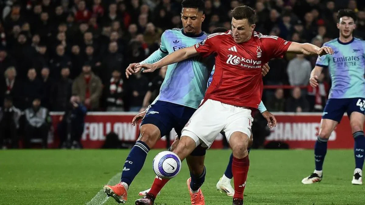 Premier League, Hasil Pertandingan Arsenal vs Nottingham Forest