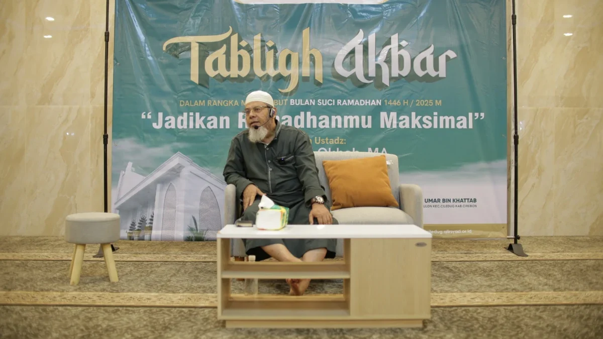 Kuat keimanan Jelang Ramadan, Masjid Baitul Hidayah Umar bin Khattab Hadirkan Ust. Farid Okbah