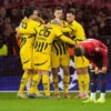 Liga Champions, hasil Borussia Dortmund vs Lille Dortmund menang skor 2-1 (Agg. 3-2)