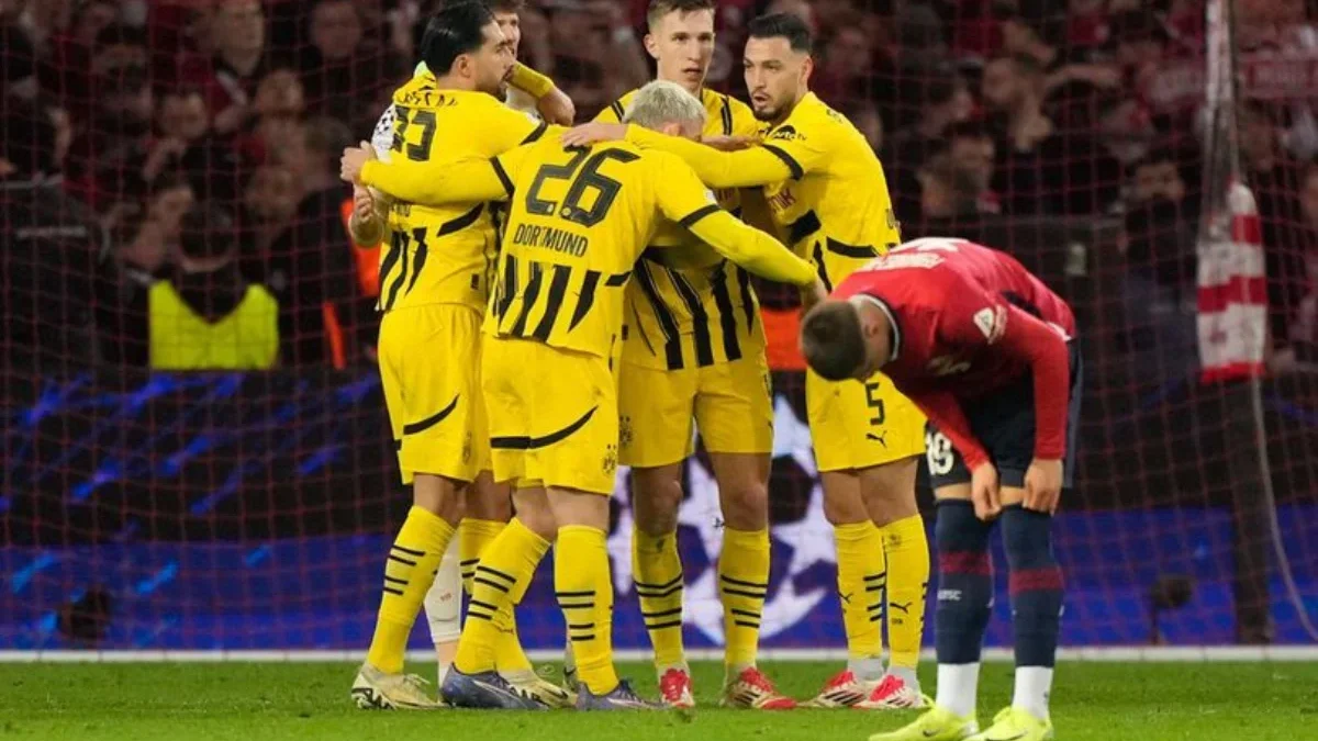 Liga Champions, hasil Borussia Dortmund vs Lille Dortmund menang skor 2-1 (Agg. 3-2)