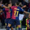 Liga Champions, Hasil pertandingan Barcelona vs Benfica Barca menang dengan skor 3-1 (Agg 4-1)