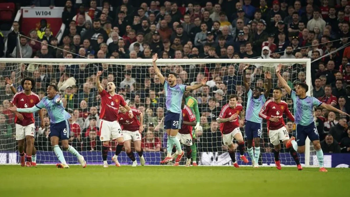 Premier league, Hasil pertandingan Manchester United vs Arsenal ditahan imbang dengan skor 1-1