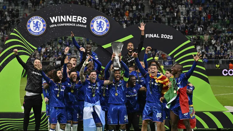 4 Fakta Keberhasilan Chelsea Menjuarai Conference League,