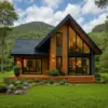 Inspirasi Model Rumah Minimalis di Tengah Hutan yang Sederhana, Nyaman dan Tenang