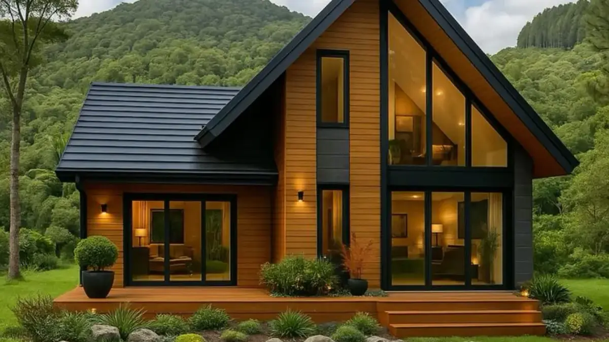 Inspirasi Model Rumah Minimalis di Tengah Hutan yang Sederhana, Nyaman dan Tenang