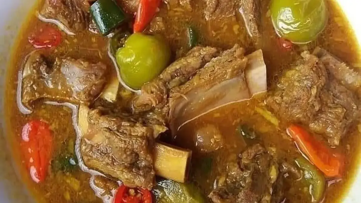 Resep Kambing Kuah Asam Pedas yang Segar dan Nikmat