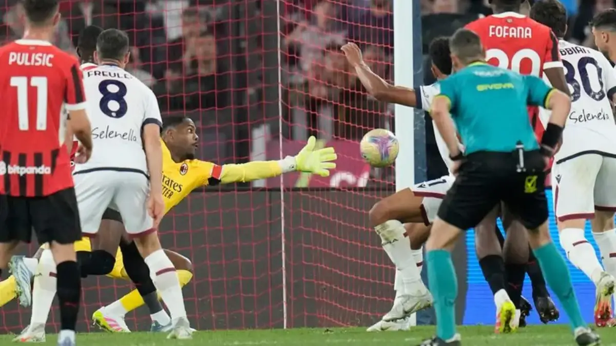Hasil pertandingan AC Milan vs Bologna