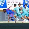 Hasil pertandingan PSBS Biak Vs Arema FC,