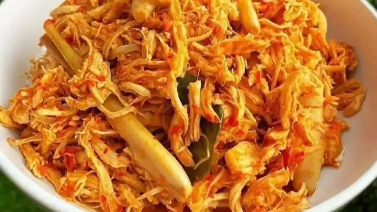 Resep Ayam Suwir Pedas Jamur yang Lezat