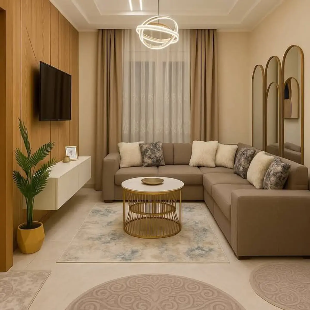 Cara Memadukan Warna Earth Tones untuk Dekorasi Ruang Keluarga yang ...