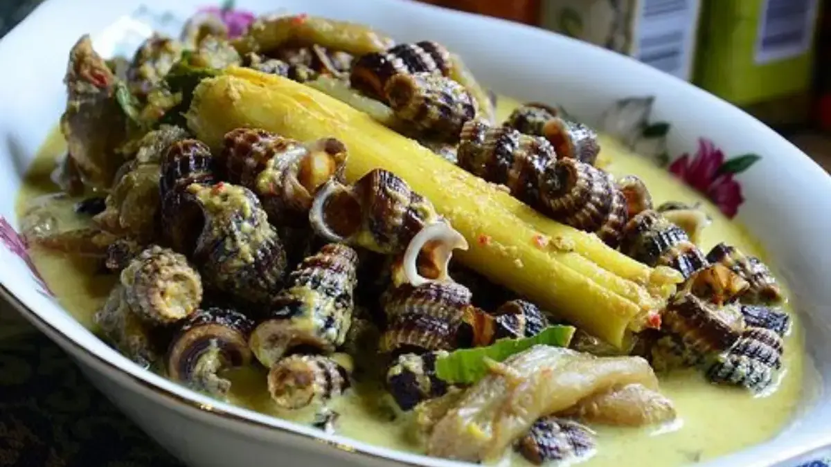 Resep Gulai Siput Bersantan, Hidangan Tradisional Nusantara yang Kaya Rasa