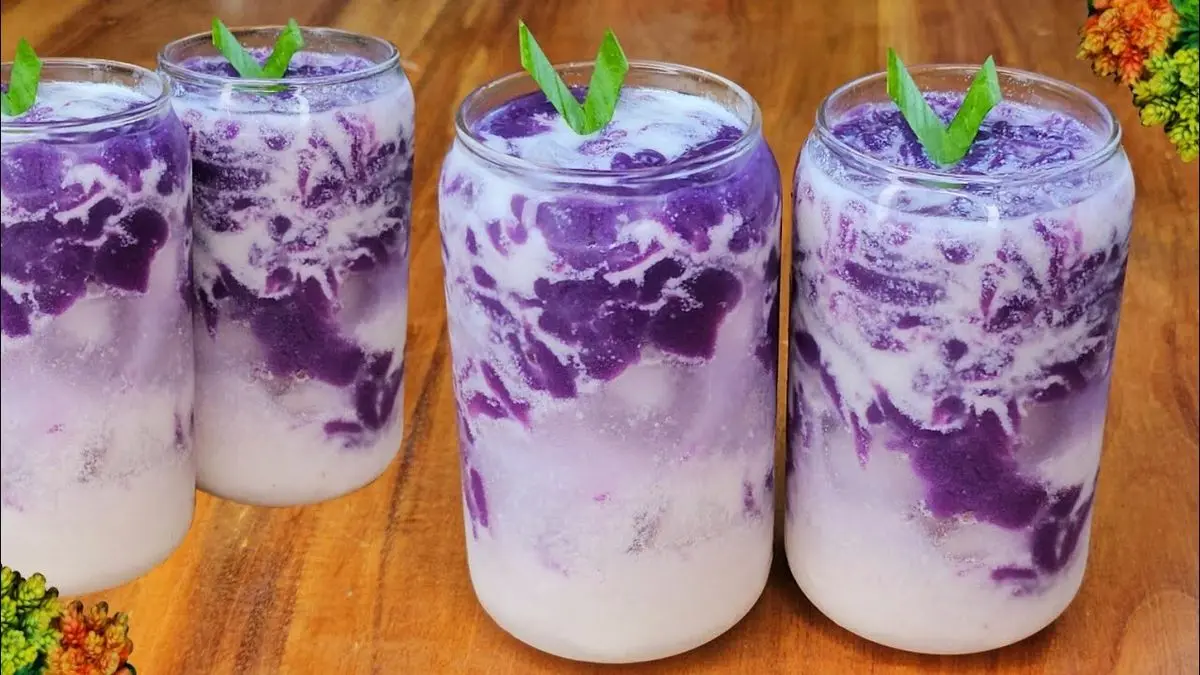 Resep Es Ubi Ungu dengan Santan dan Gula Merah, Cocok di Minuman saat Cuaca Panas