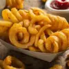 Resep Kentang Goreng Spiral dengan Saus Keju 