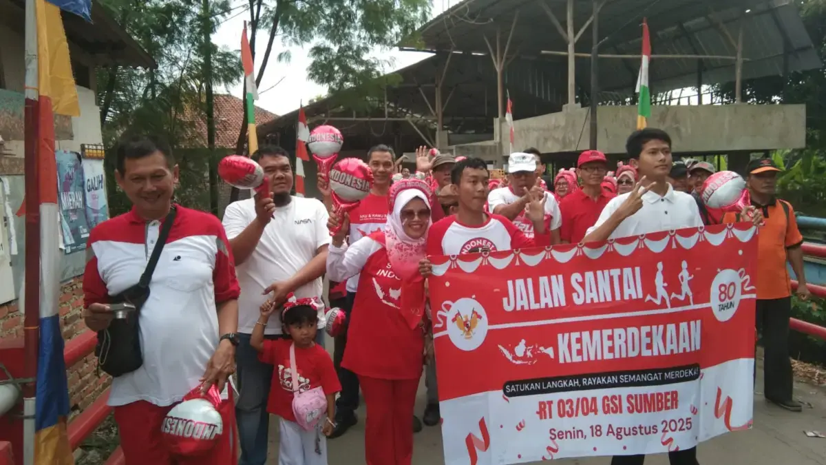 Semarak HUT RI di RT 03 RW 04 GSI: Dari Lomba Nyeleneh, Senam Masal Sampai Jalan Sehat