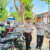 Larangan KDM Pelajar Bawa Motor Berlaku, Trotoar Jalan Perjuangan Cirebon Jadi Parkiran Liar