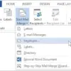 Cara Menggunakan Mail Merge untuk Mengirim Surat Massal di Word