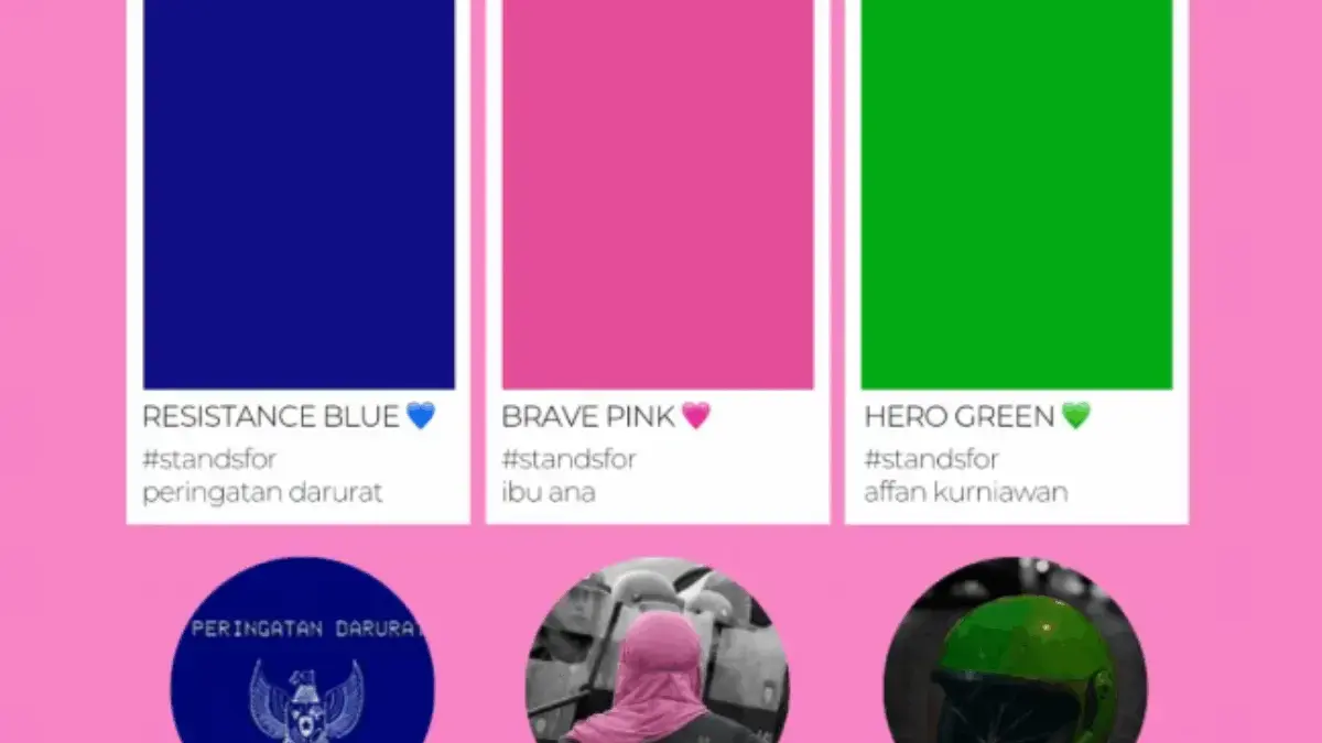 Brave Pink dan Hero Green