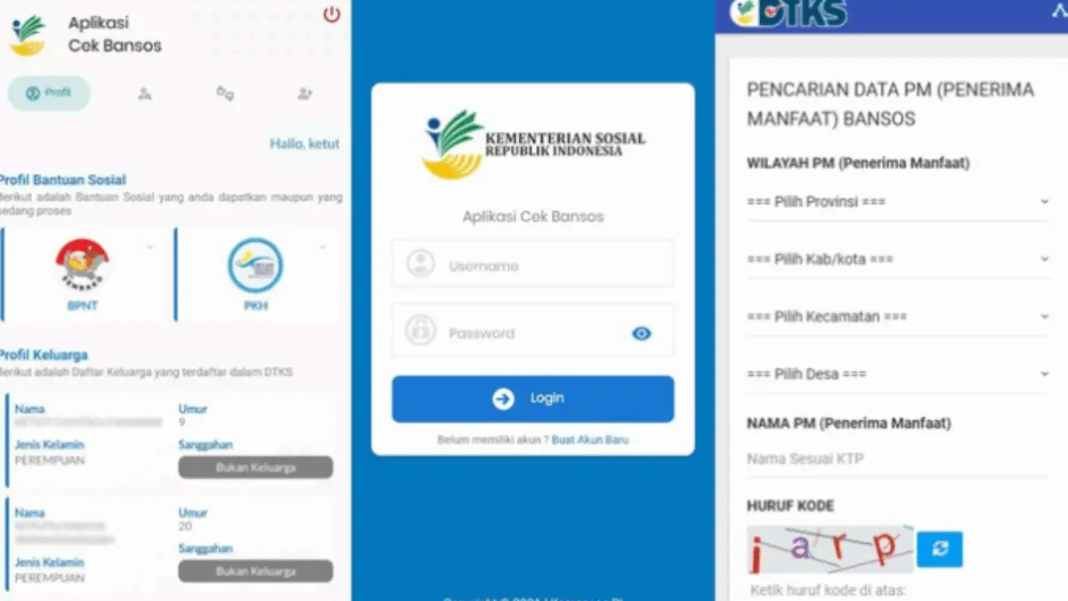 Cek Bansos dengan KTP