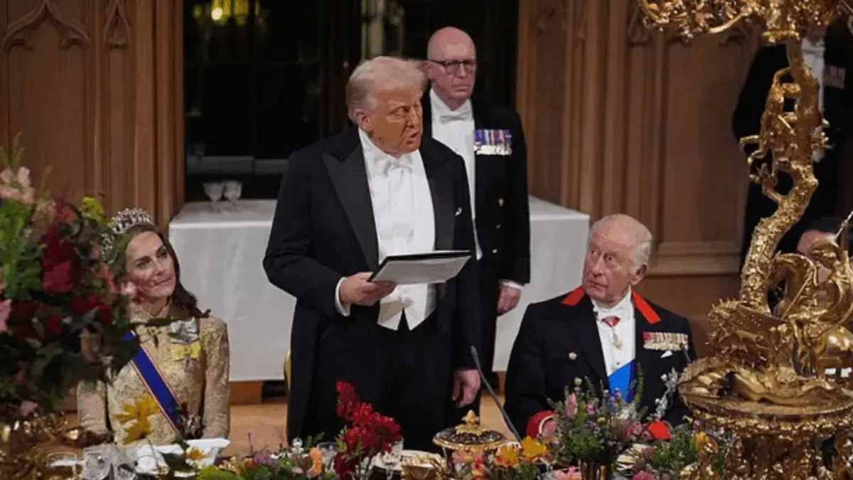 Donald Trump Sindir Pangeran Harry, Puji William dan Raja Charles di Jamuan Kenegaraan