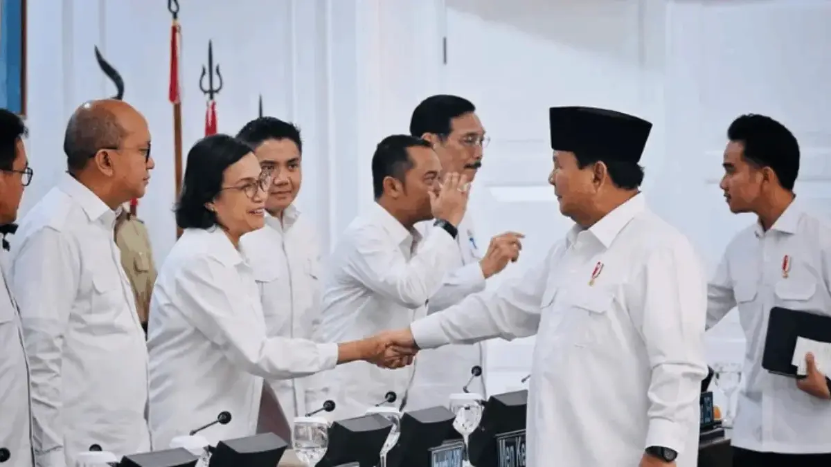 Sri Mulyani Tunjukkan Komitmen Hadiri Rapat Kabinet