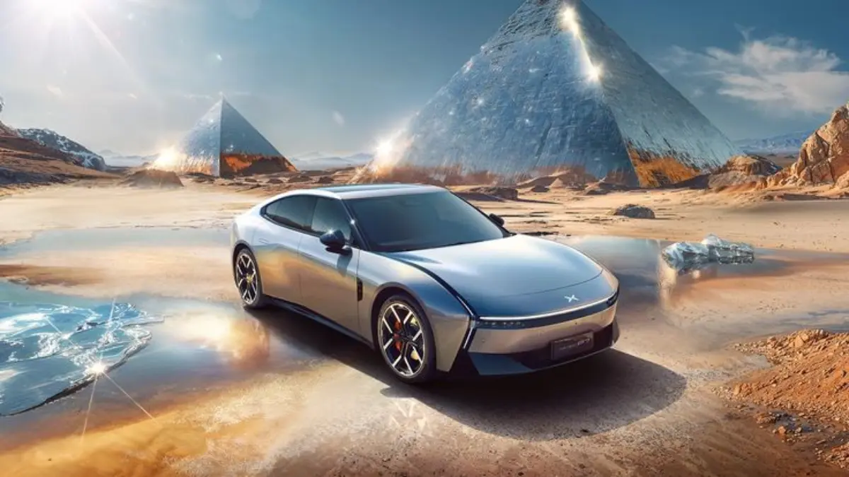 Desain futuristik XPeng P7