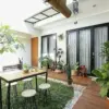 Inspirasi Desain Rumah Minimalis 3 Kamar dengan Taman Asri di Kampung